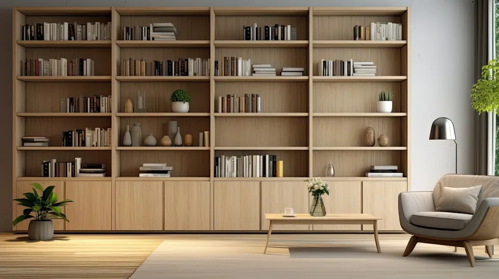 Bibliothèque sur mesure à Lescurry