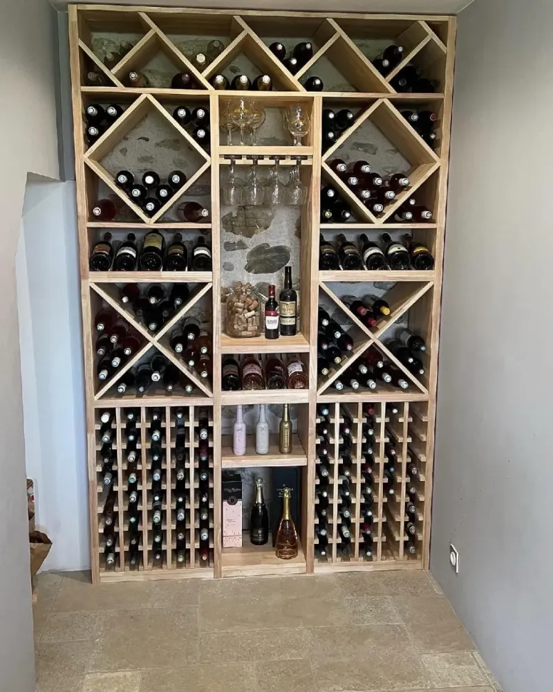 Cave a vin bois