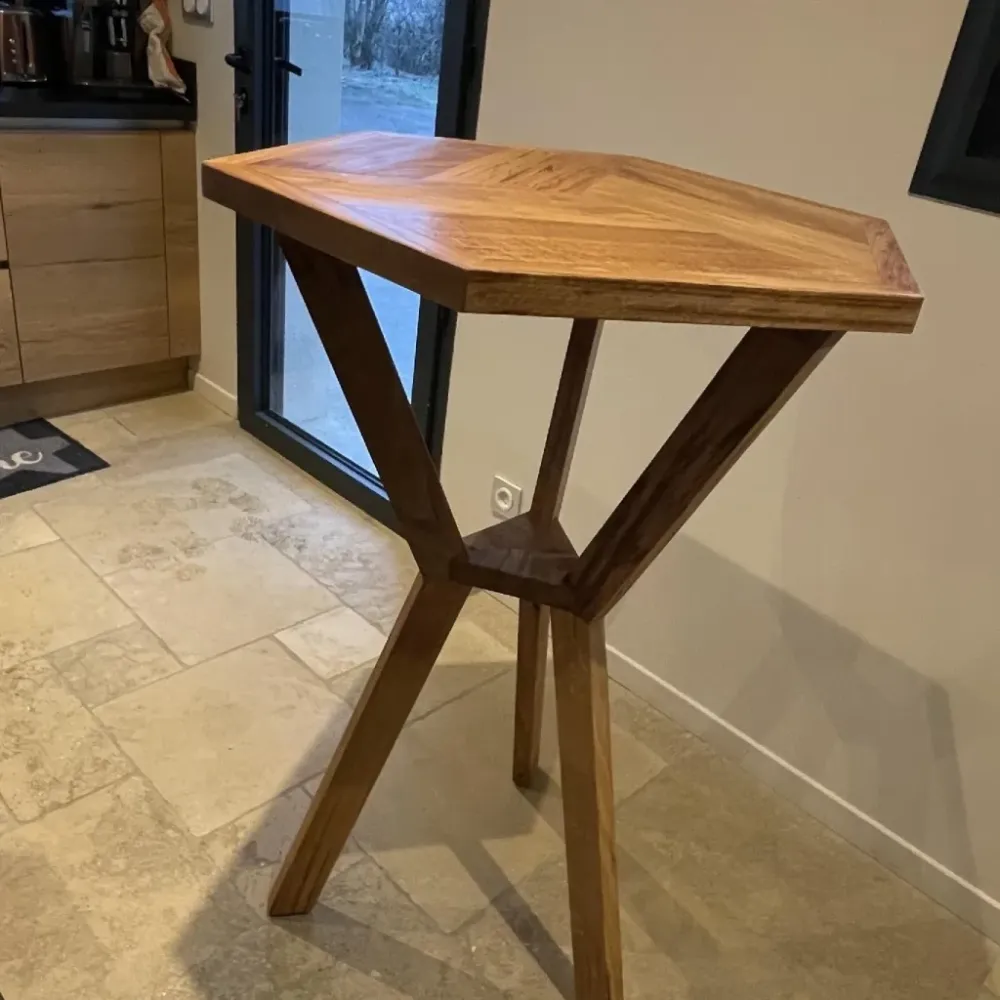 Table chevet bois